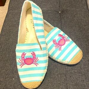 Talbots, espadrilles, summer theme, size 8, never worn